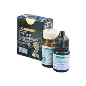 گلاس اینومر ترمیمی لایت کیور GC جی سی Fuji II LC Gold Label