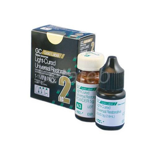 گلاس اینومر ترمیمی لایت کیور GC جی سی Fuji II LC Gold Label گلاس اینومر ترمیمی لایت کیور GC جی سی Fuji II LC Gold Label