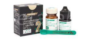 گلاس اینومر ترمیمی لایت کیور GC جی سی Fuji II LC Gold Label